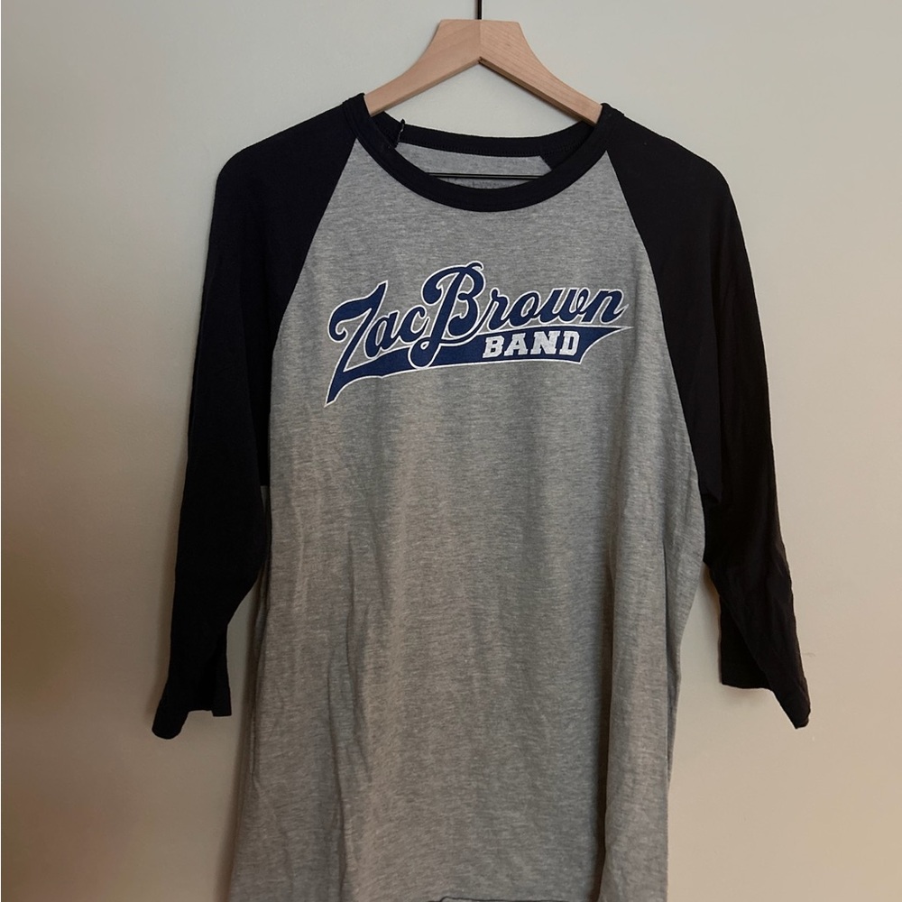 Zac Brown Band 2018 Tour Baseball T-Shirt.